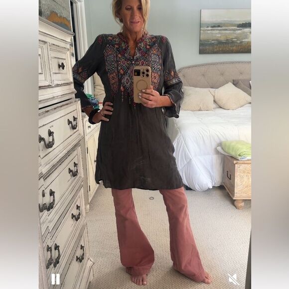 Johnny Was Shankara Flare Sleeve tunic /dress- new with tags size small - Picture 14 of 15